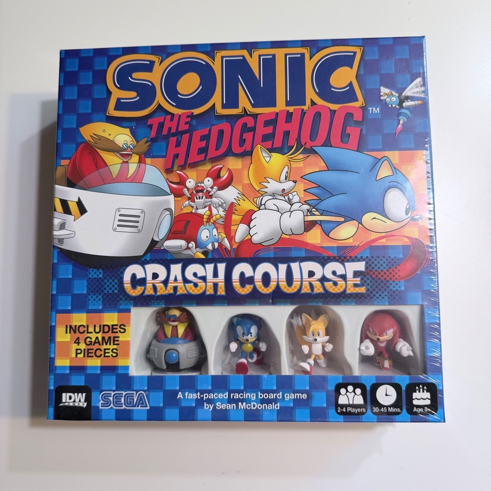 Sonic the Hedgehog Crash Course Board Game IDW Games SEGA Racing 02041 New